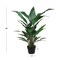 3&#x27; Artificial SPATHIPHYLLUM - Lifelike Indoor Plant in Decorative Pot - Low Maintenance, Perfect for Home or Office Styling